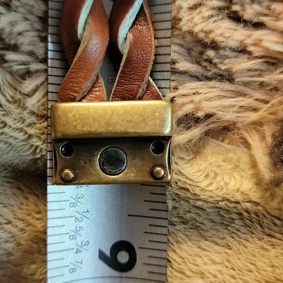 Leather Bracelet with Ceramic Sliders (B17) - Picture 5 of 6